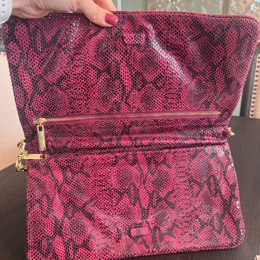 Tory Burch Reva Snakeskin Bag
